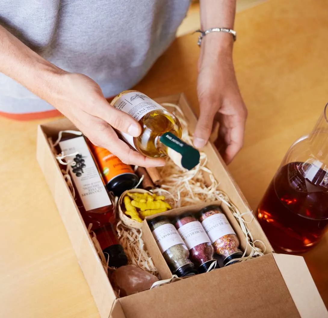 Colis produits alimentaires épicerie fine