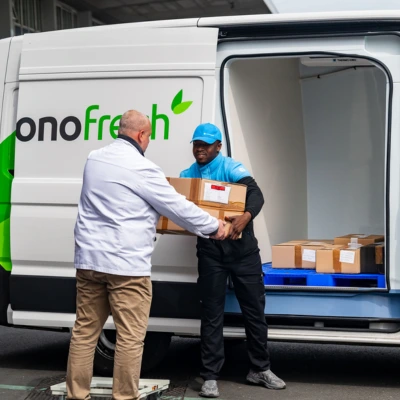 Colis remis à chauffeur Chronofresh