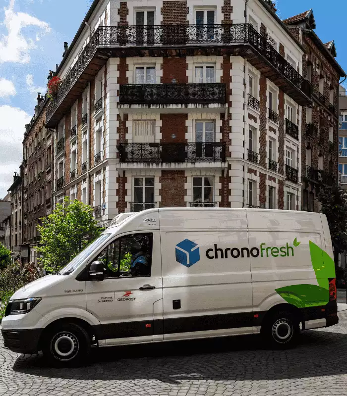 Camion frigorifique Chronofresh avec chauffeur livreur
