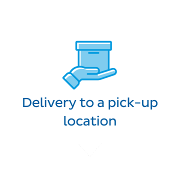 delivery to a pick up location