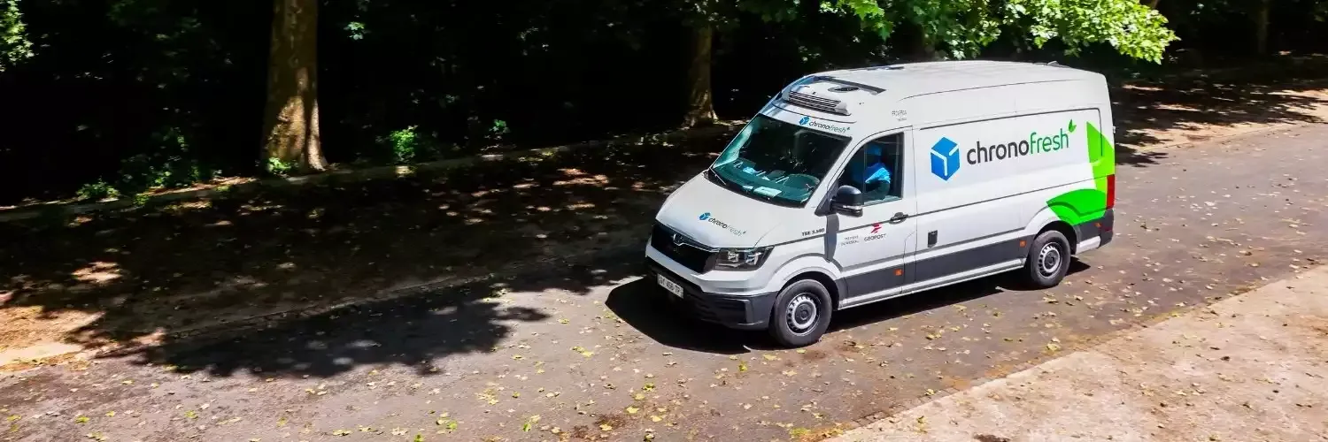 Camion Chronofresh sur la route